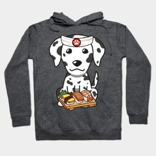 Sushi Chef Dalmatian Hoodie